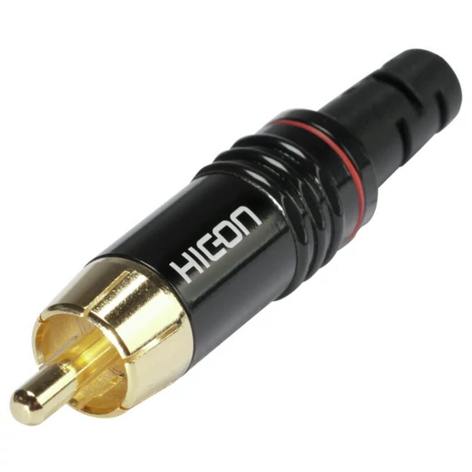 HICON RCA plug HI-CM06-RED