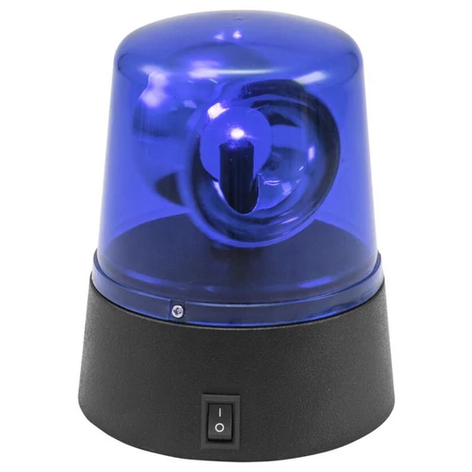 EUROLITE LED Mini Police Beacon blue USB/Battery