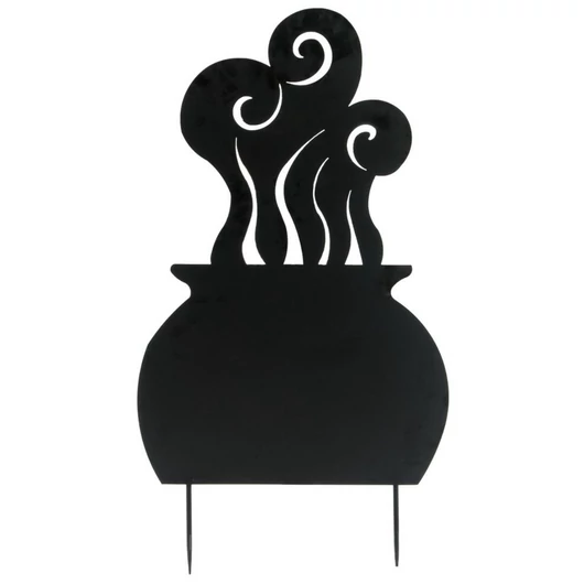 EUROPALMS Silhouette Metal Witch Pot, 83cm