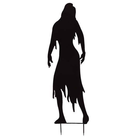 EUROPALMS Silhouette Metal Zombie Woman, 135cm