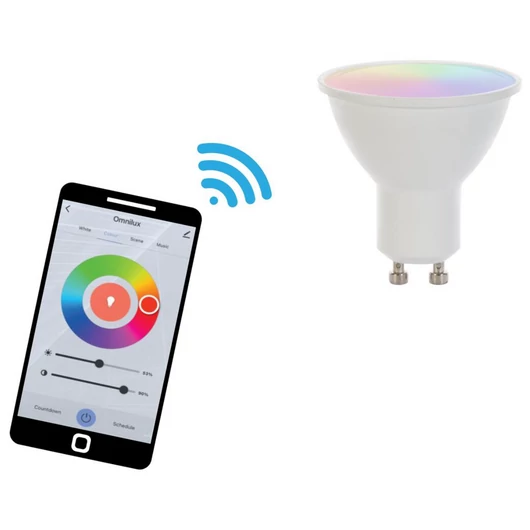 OMNILUX LED GU10 RGB/WW/CW WiFi