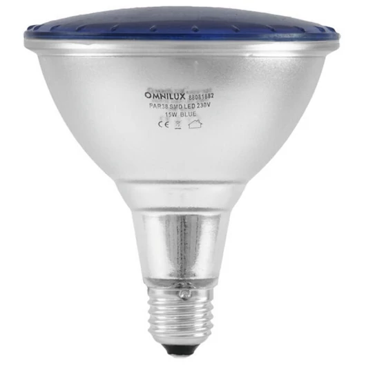 OMNILUX PAR-38 230V SMD 15W E-27 LED blue