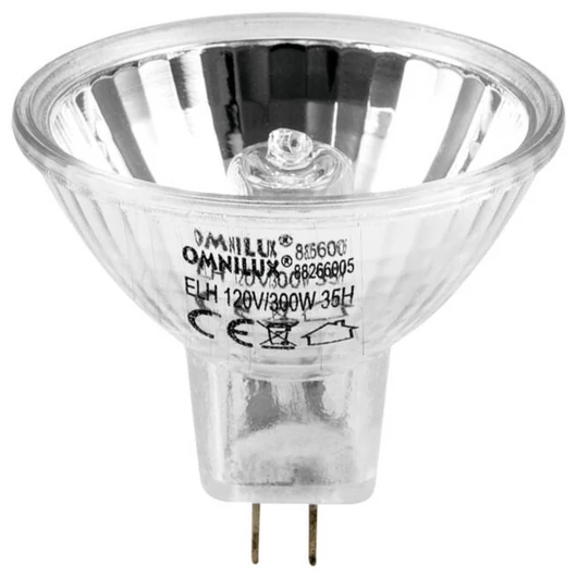 OMNILUX ELH 120V/300W GY-5.3 50mm reflector