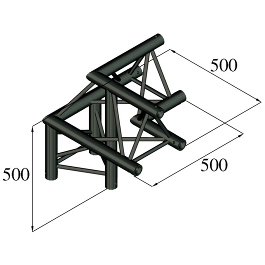 ALUTRUSS TRILOCK S-PAL-31 3-Way Corner /\ right