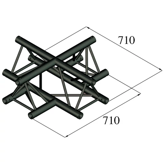 ALUTRUSS TRILOCK S-PAC-41 4-Way Cross