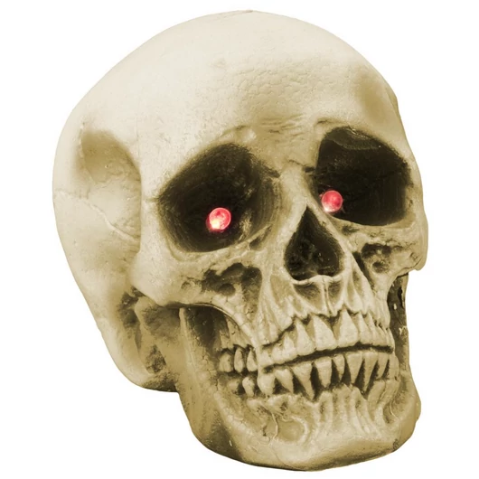 EUROPALMS Halloween skull 21x15x15cm LED