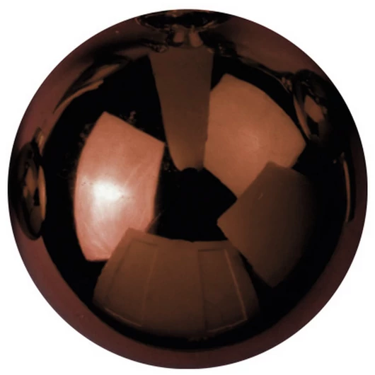 EUROPALMS Deco Ball 3,5cm, brown, shiny 48x