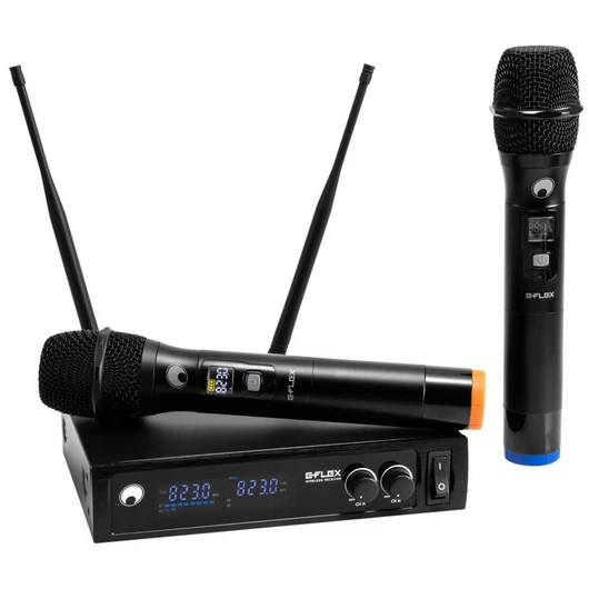 OMNITRONIC UHF E-FLEX 2, Wireless Mic System 823-832/863-865 MHz