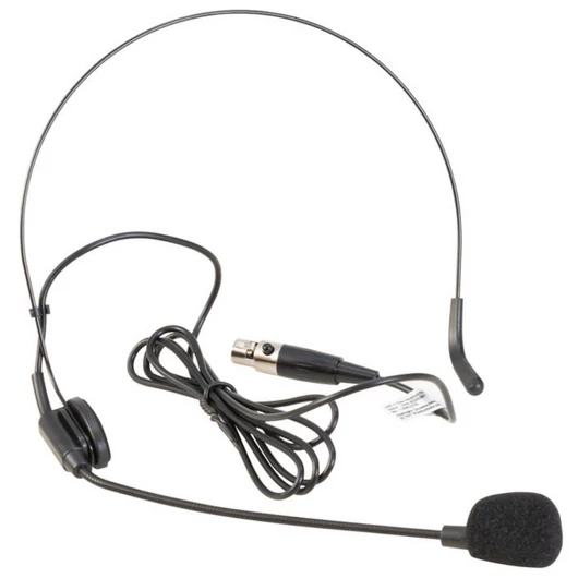 OMNITRONIC UHF E-FLEX Headset Microphone black