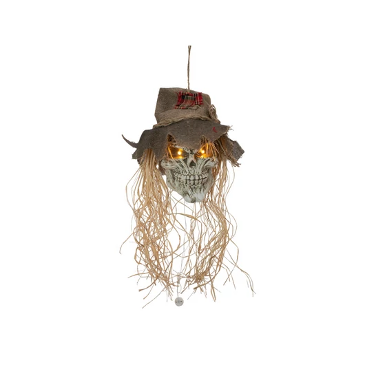 EUROPALMS Halloween Scarecrow Skull, 70cm