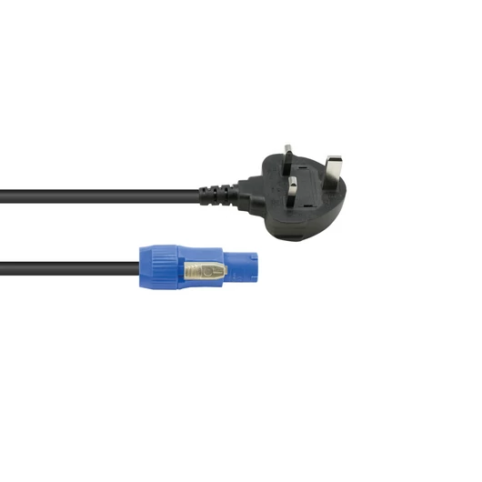 EUROLITE P-Con Power Cable 3x 1.0mm² 1.2m with UK Plug