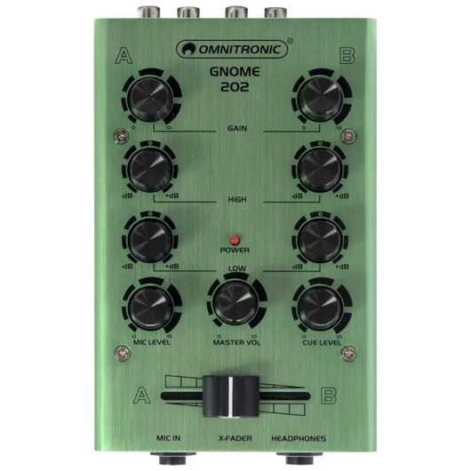 OMNITRONIC GNOME-202 Mini Mixer green