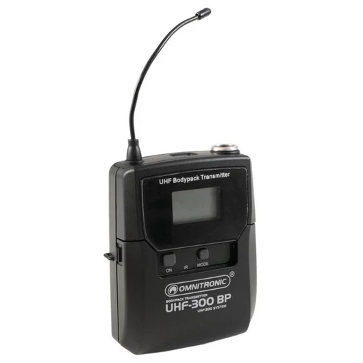 OMNITRONIC UHF-300 Bodypack 823-832/863-865MHz