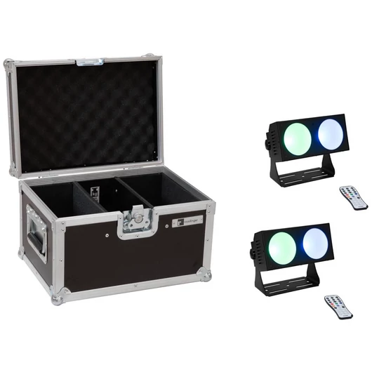EUROLITE Set 2x LED CBB-2 COB RGB Bar + Case
