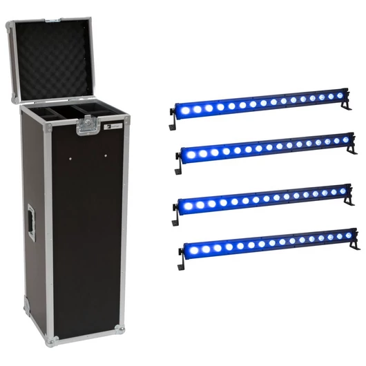 EUROLITE Set 4x LED IP T-Bar 16 QCL Bar + Case