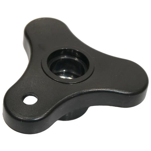  Wingnut M8 thre-star handle black