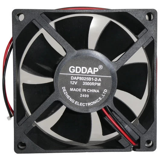  Fan  12V/0,35A 80x80x25mm (KF8025H12B)