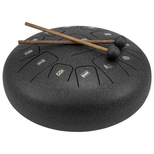 DIMAVERY TD-12 Steel Tongue Drum, black