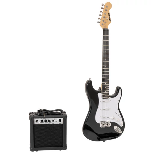 DIMAVERY EGS-1 Electric Guitar Set, black