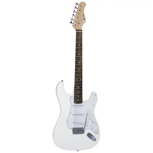 DIMAVERY ST-203 E-Guitar, white