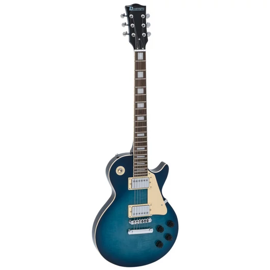 DIMAVERY LP-750 E-Gitarre, faded blueburst