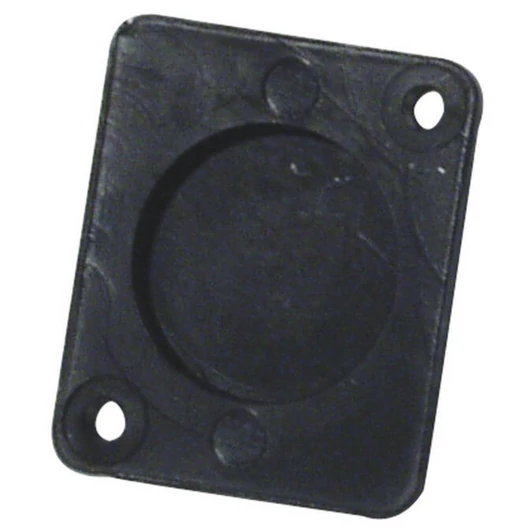 ACCESSORY Universal XLR Blanking Plate, black plast