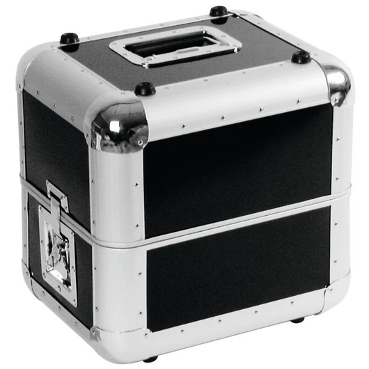 ROADINGER Record Case ALU 50/50, rounded, bk