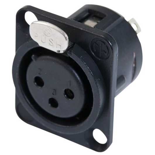 NEUTRIK XLR mounting socket 3pin NC3FDL-1-BAG