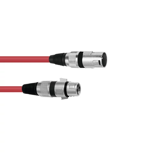 OMNITRONIC XLR cable 3pin 1,5m rd