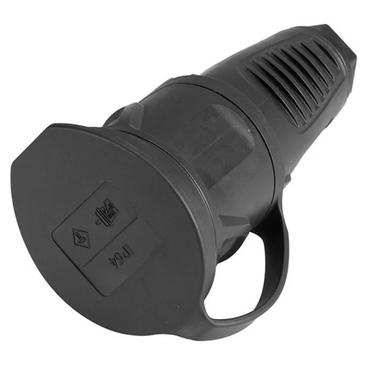 PC ELECTRIC Safety Connector Rubber bk/bu