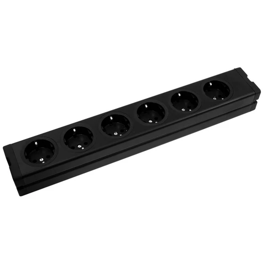 EUROLITE Distributor 6-fold ALU bk