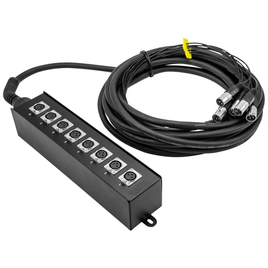 OMNITRONIC Multicore Stagebox MUS-810 8IN 10m