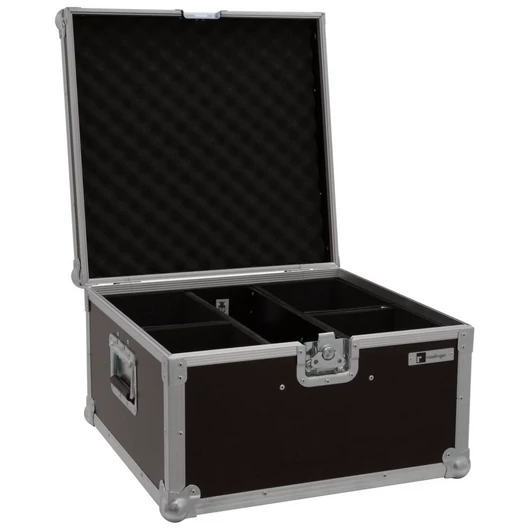 ROADINGER Flightcase 4x LED IP PAR 3x8W QCL/3x9W SCL