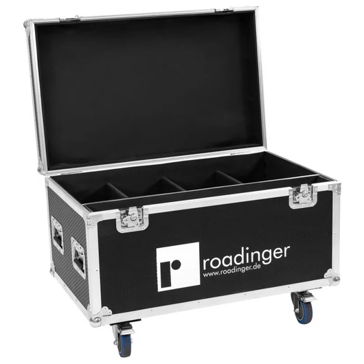 ROADINGER Flightcase 4x LED IP Atmo Blinder 9