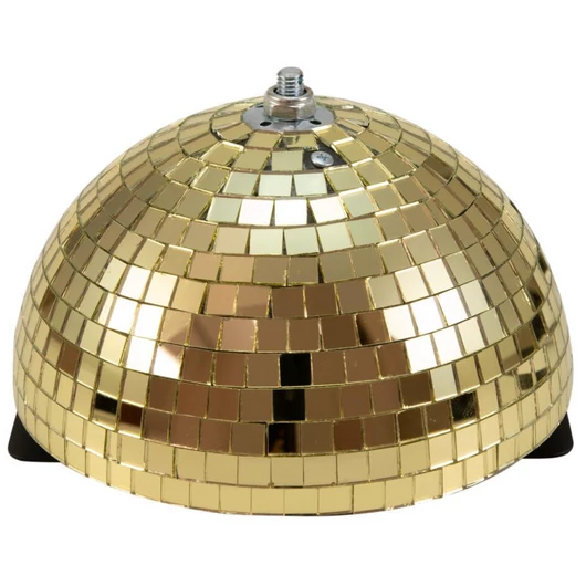 EUROLITE Half Mirror Ball 20cm gold motorized