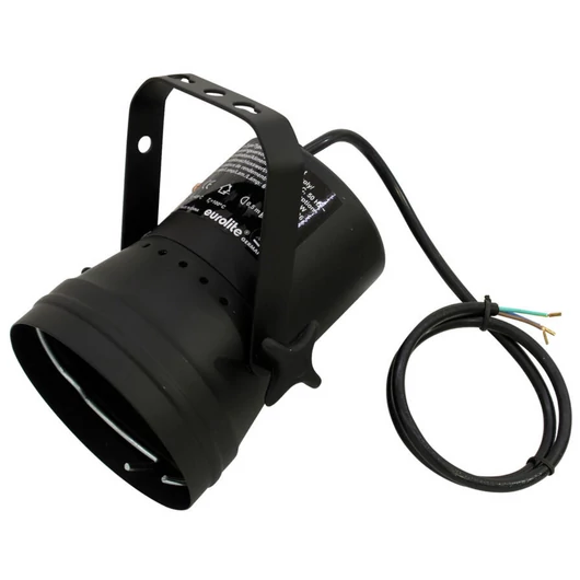 EUROLITE T-36 Pinspot with Cable, black