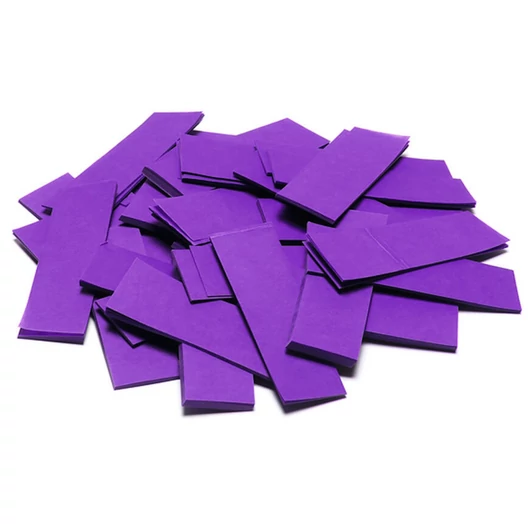 TCM FX Slowfall Confetti rectangular 55x18mm, purple, 1kg