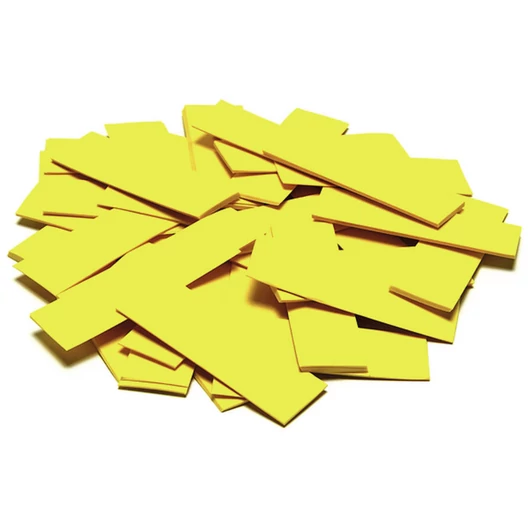 TCM FX Slowfall Confetti rectangular 55x18mm, yellow, 1kg