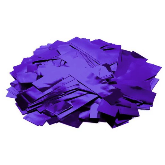 TCM FX Metallic Confetti rectangular 55x18mm, purple, 1kg