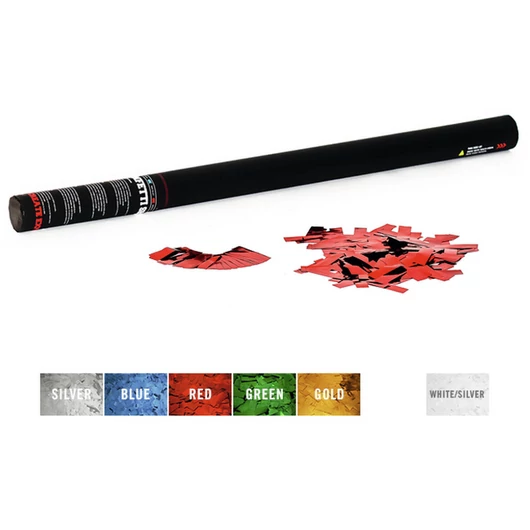 TCM FX Handheld Confetti Cannon 80cm, red metallic