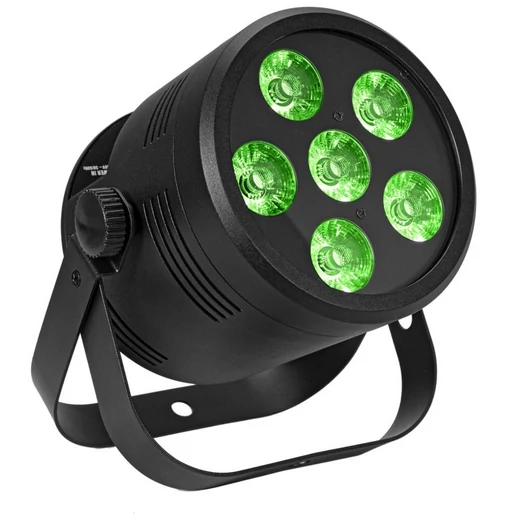 EUROLITE LED Silent Par 6 QCL floor bk
