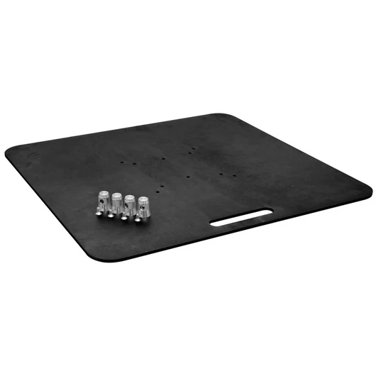 ALUTRUSS Base Plate BP-30/M10 80x80 bk