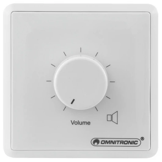 OMNITRONIC PA Volume Controller 120 W mono wh