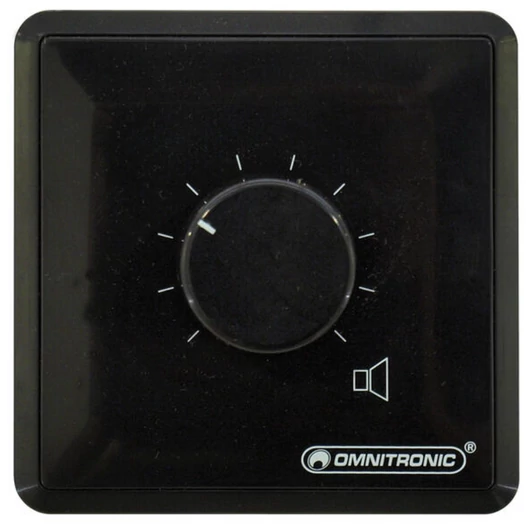 OMNITRONIC PA Volume Controller 5 W stereo bk