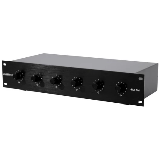 OMNITRONIC PA 6-Zone Mono Vol Contr 10W bk