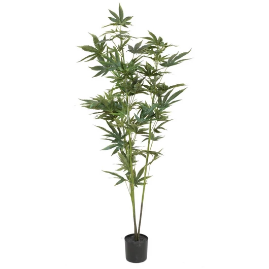 EUROPALMS Cannabis-plant, artificial plant, 120cm