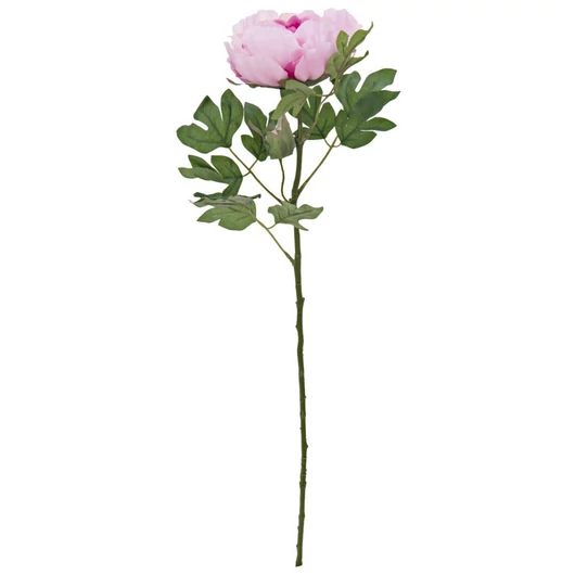 EUROPALMS Peony Branch classic, artificial plant, pink, 80cm