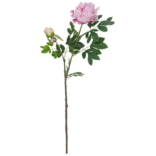 EUROPALMS Peony Branch premium, artificial plant, pink, 100cm