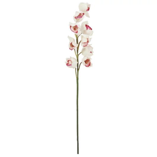 EUROPALMS Cymbidium branch, artificial, white-pink, 90cm