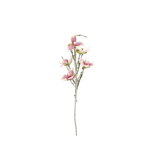EUROPALMS Magnolia branch (EVA), artificial, white pink